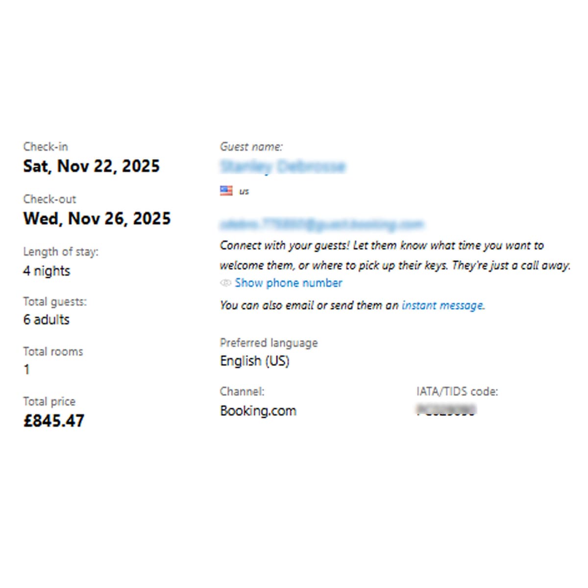 Booking performance 10